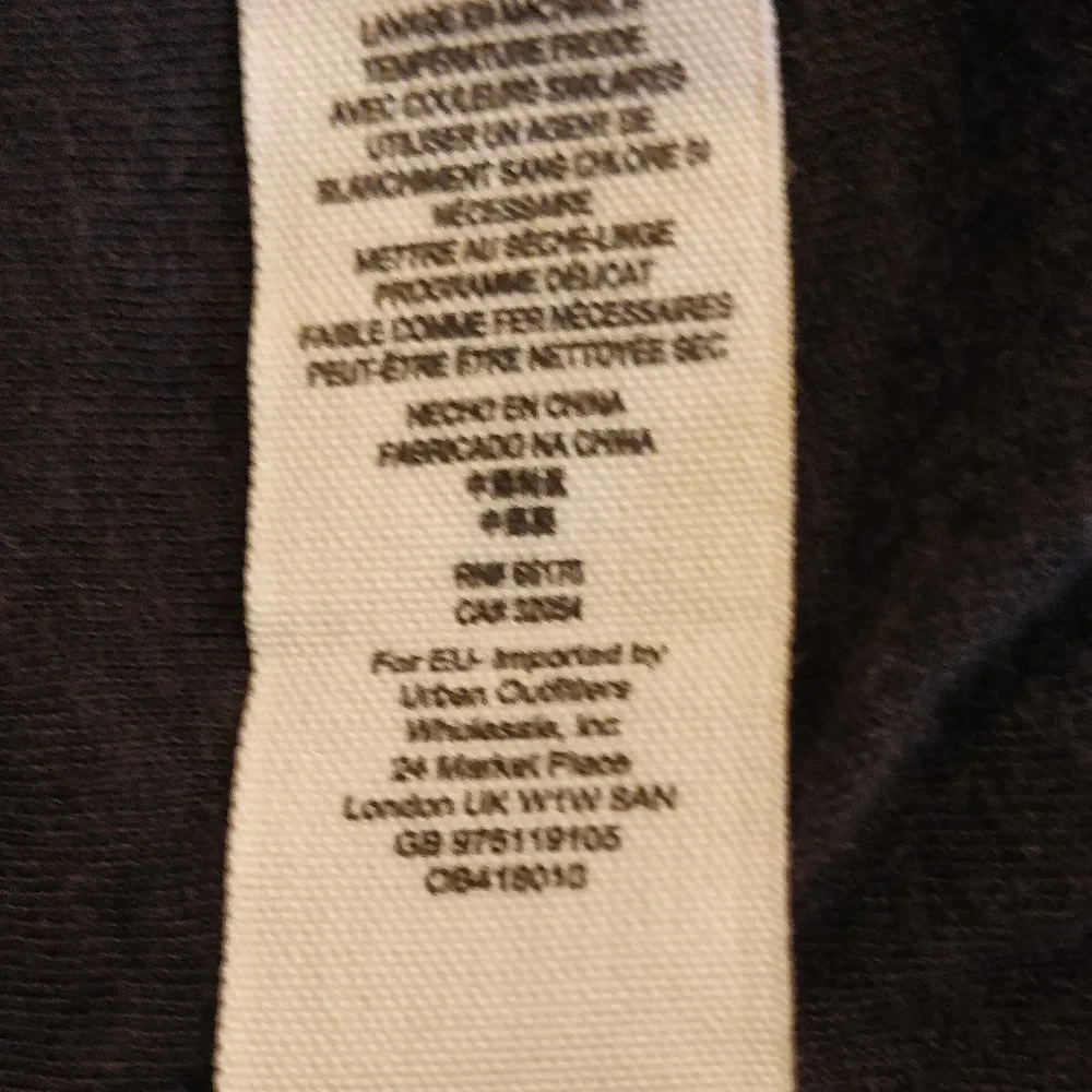 Free people black jacket coated denim front draped knit detail sz.0 - Picture 11 of 16